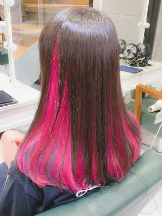 カラー モテ髪透明感❤️ デイズヘアカラーのヘアスタイル