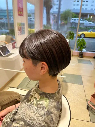ショート ☁️彦坂唯有/ 透明感カラー☁️のヘアスタイル