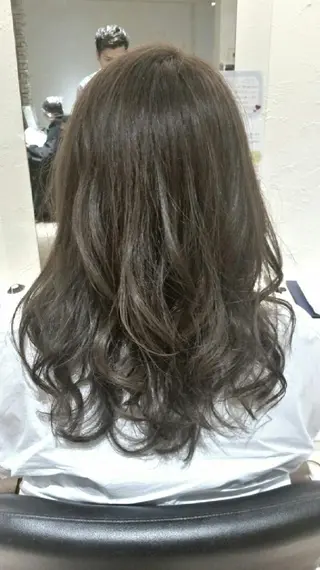 ミディアム セミロング ロング カラー 【髪質改善美容師】t occa茨木篠原健太のヘアスタイル
