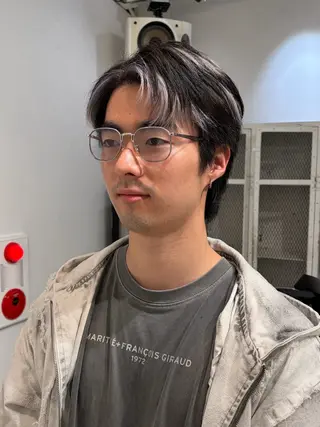 ミディアム カラー メンズ ryuei /原宿のヘアスタイル