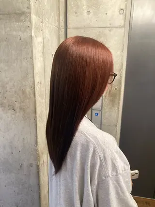セミロング カラー 横浜美容室/暖色系 michika🌹のヘアスタイル