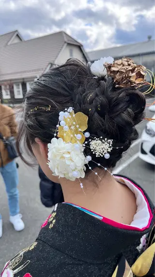 ヘアアレンジ 花澤 紗更のヘアスタイル