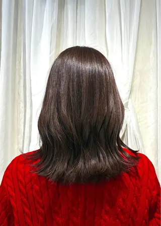 ミディアム カラー 🌟小出　倫花🌟 艶カラー／カットのヘアスタイル