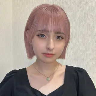 ミディアム カラー 似合わせレイヤー/ Wカラー🧸こころのヘアスタイル