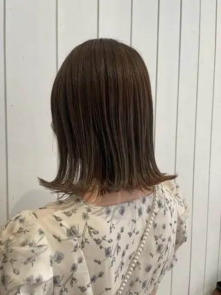 ミディアム ボブカット 佐々木 祐太のヘアスタイル