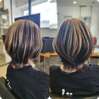 ミディアム 筒井 昭秀のヘアスタイル