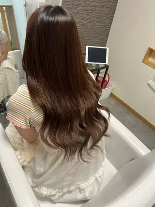 ロング エクステ・セット 専門店Sleekのヘアスタイル