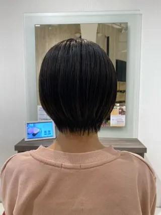 ショート 銀座　プロの髪質改善 ハシモトリュウタのヘアスタイル