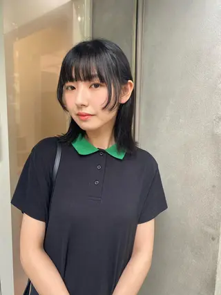 ミディアム カラー SHICENEケイ レイヤーカット🦋のヘアスタイル