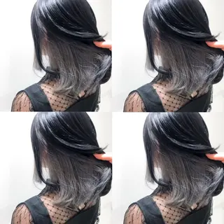 ミディアム ウルフカット ハッシュカット/七海のヘアスタイル