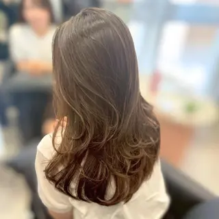 セミロング カラー 顔周り🌸ジエクト 🌸濱吉優希🌸のヘアスタイル