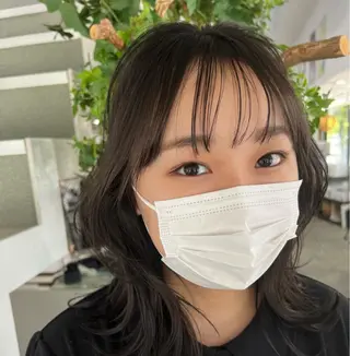 ミディアム 那須 颯太のヘアスタイル