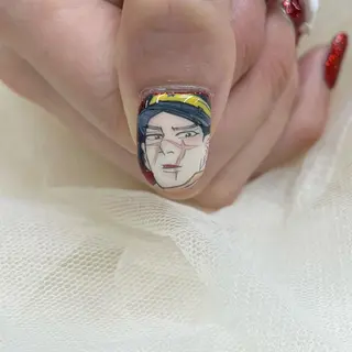 ミディアム 池袋痛ネイル Nok. 渡辺のネイルデザイン