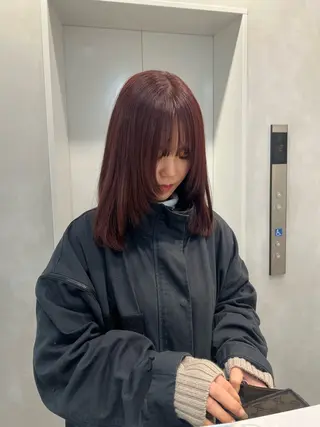 ミディアム カラー ayaka 🍀のヘアスタイル