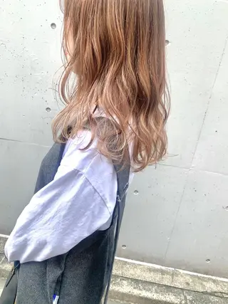 ロング カラー leben serikaのヘアスタイル