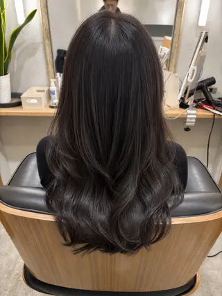 ロング 白鳥 正孝のヘアスタイル
