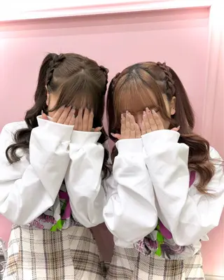 セミロング ヘアアレンジ lien ヒジリのヘアスタイル