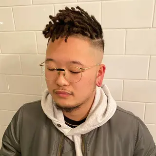 ショート カラー パーマ ヘアアレンジ メンズ キッズ ネイル マツエク・マツパ 中元 淳のヘアスタイル