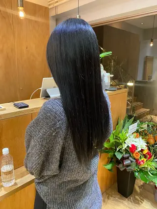 セミロング カラー 🎗️【ヘアセット 美眉】吉川玲🎗️のヘアスタイル