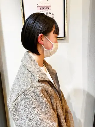 ショート 三瓶 智広のヘアスタイル