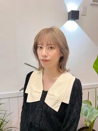 ミディアム 🟤TAP🟤 木曳野　金沢店のヘアスタイル
