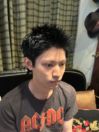 メンズ メンズパーマ眉毛 特化アユム🔥のヘアスタイル