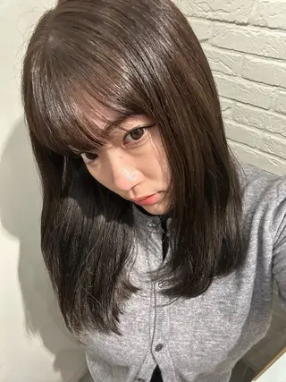 ロング カラー 透明感似合わせカラー 🍀あかり🍀のヘアスタイル