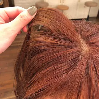 ミディアム カラー ヘアアレンジ 抜け感ボブ×パーマ |kazaneのヘアスタイル