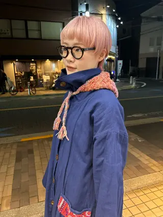 ショート カラー ✳︎透明感カラー✳︎ ボブ✳︎nanaのヘアスタイル