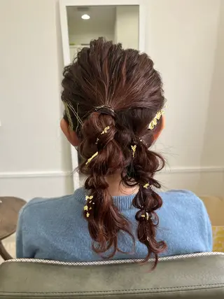 セミロング ヘアアレンジ M.arc 【マーキ】のヘアスタイル