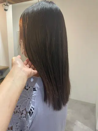 ロング カラー やまこし 美裕樹のヘアスタイル