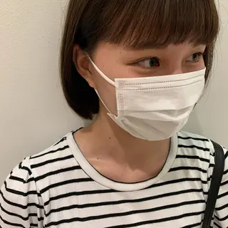 ミディアム カラー 鳥越 一希のヘアスタイル