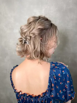 ミディアム 栗本 博史のヘアスタイル