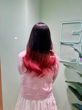 ロング カラー エクステ/ハイトーン 🐏☁️miminaのヘアスタイル