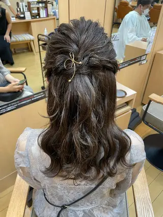 ヘアアレンジ 韓国ヘア 🤍中西麻友🤍のヘアスタイル