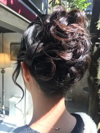 ヘアアレンジ デジタルパーマ💫/ 似合わせカット✂️のヘアスタイル