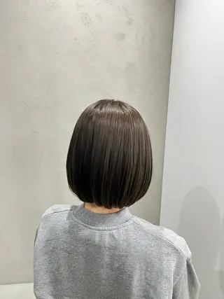 ショート ブリーチなし透明感 カラー✨横山 佳希のヘアスタイル