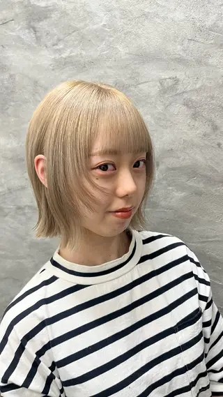 ショート ルプラボウ 永友愛梨 /韓国/ダメージレスのヘアスタイル