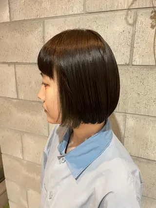 ミディアム カラー 艶髪/透明感カラー/ 韓国/nonokaのヘアスタイル