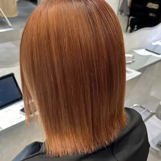 ミディアム パーマ 【nui 茨木】 清水優のヘアスタイル