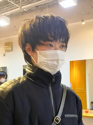 ショート メンズ JINKIメンズ特化 メンズカットパーマのヘアスタイル