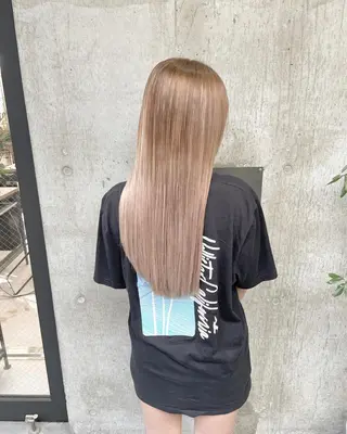 ロング カラー ヘアアレンジ TATSUYA アートディレクターのヘアスタイル