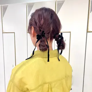 ヘアアレンジ マミ☁️ヘアセット /お呼ばれヘア/銀座のヘアスタイル