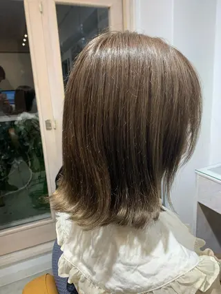 セミロング カラー ヘアアレンジ Sia中野新橋 『JUNYA』のヘアスタイル