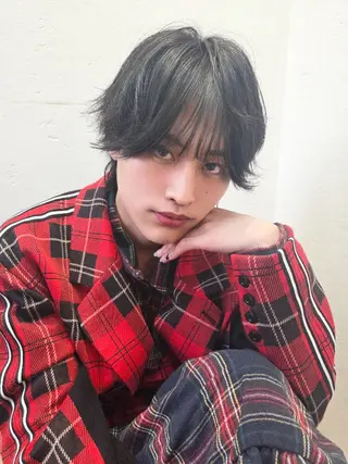 メンズ 韓国風メンズ/垢抜け /メイク男子/キャロのヘアスタイル