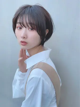 ミディアム カラー パーマ ヘアアレンジ 【公式】amble luxe池袋東口🩷のヘアスタイル