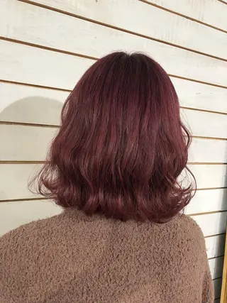 ミディアム カラー 🧡艶髪ちゅるん髪 🫧🧡YUKI❄️のヘアスタイル