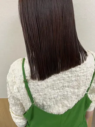 ミディアム カラー パーマ ヘアアレンジ ✨艶髪✨ 奈須晴香のヘアスタイル