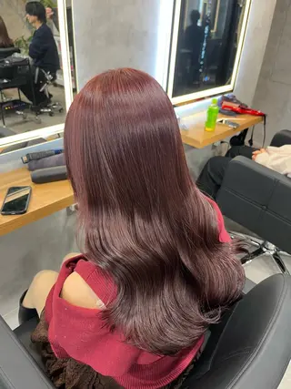 カラー 札幌ブリーチなし 👑ヒリュウのヘアスタイル