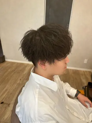 カラー パーマ メンズ TELA HAIR 副代表RIKUのヘアスタイル